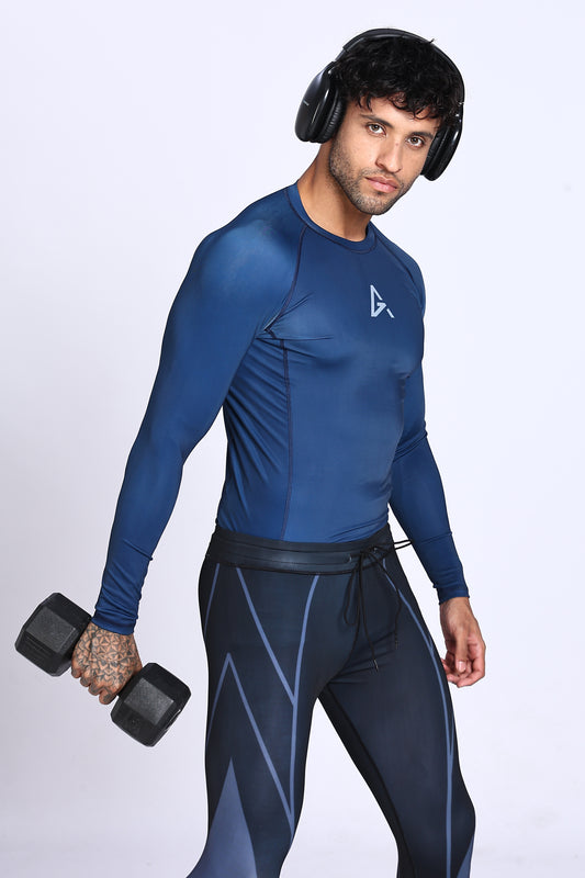 Cobalt Cutter Rashguard + Steel Spats